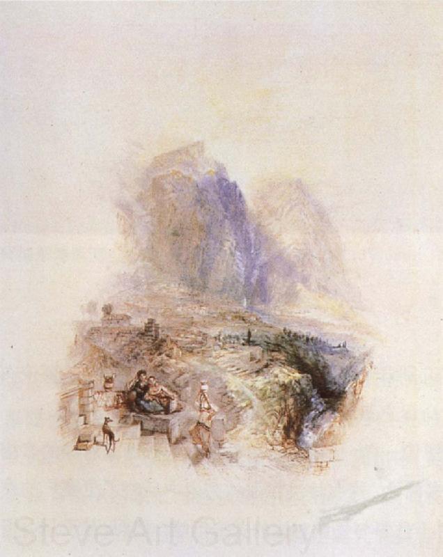 Joseph Mallord William Turner Fountain Norge oil painting art